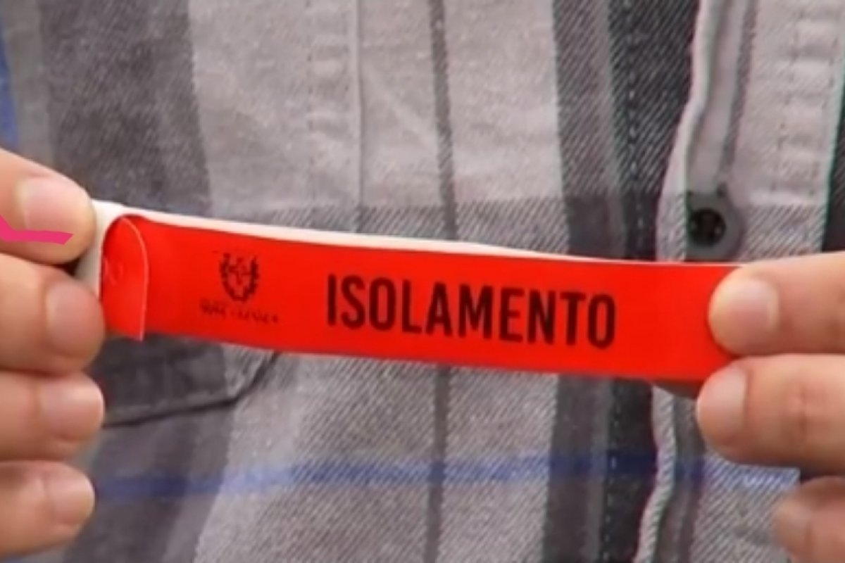 Cidade de São Paulo obriga moradores com Covid-19 a usarem pulseiras de identificação