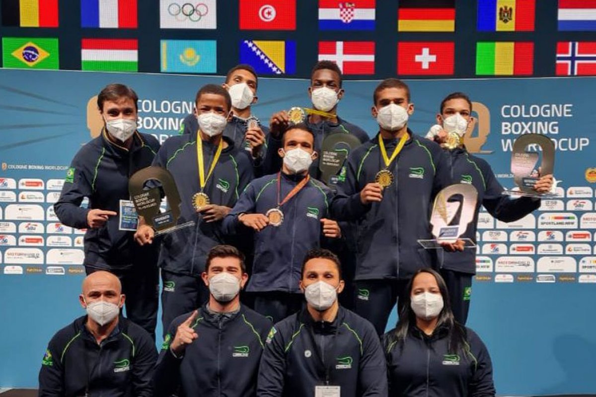 Seleção brasileira conquista nove medalhas em torneio de boxe na Alemanha
