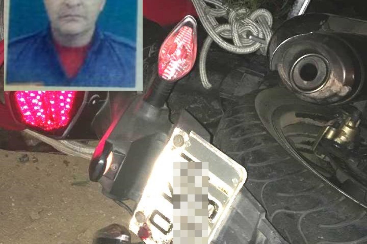 Bombeiro em motocicleta morre durante colisão com cavalo em trecho da BR-116