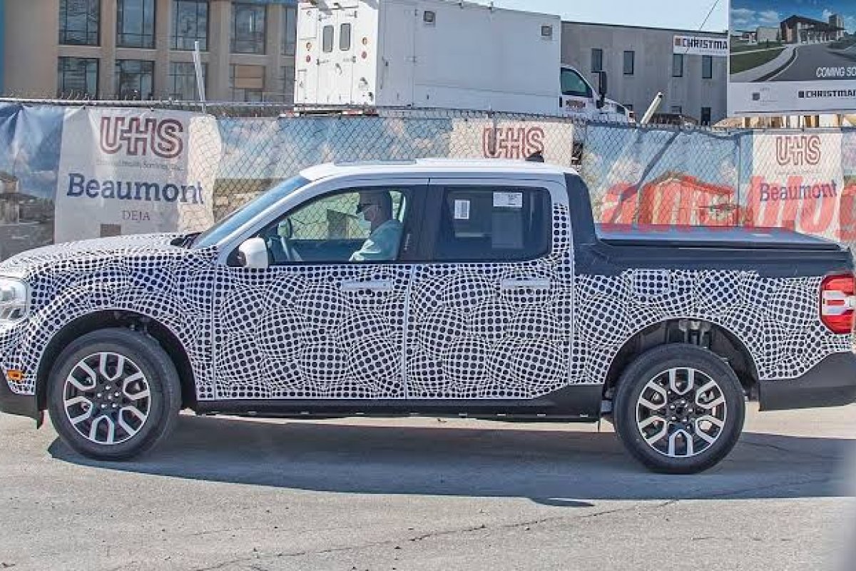 Pick-up Ford Maverick roda com poucos disfarces antes da estreia