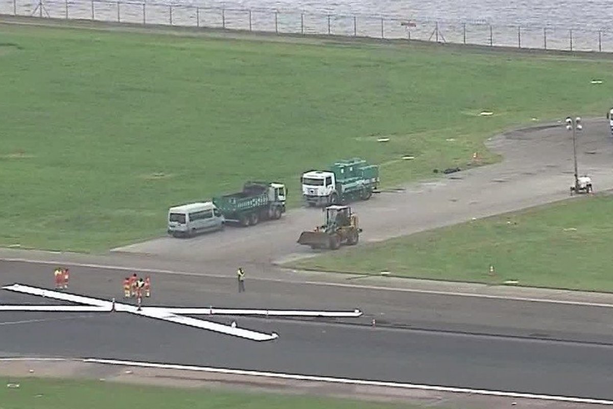 Obras no Aeroporto Santos Dumont atrapalham tráfego em diversas aéreas do Rio