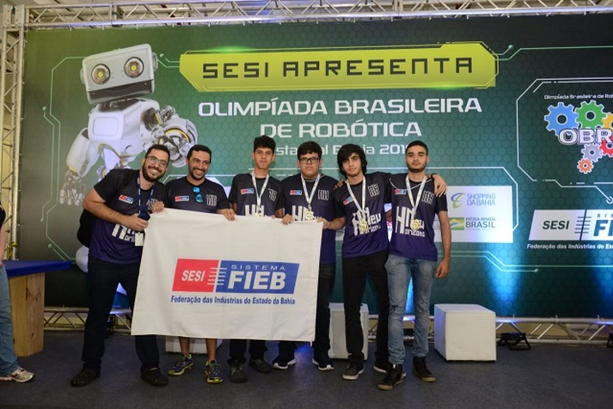 Quatro equipes baianas são classificadas para a etapa nacional da Olimpíada Brasileira de Robótica