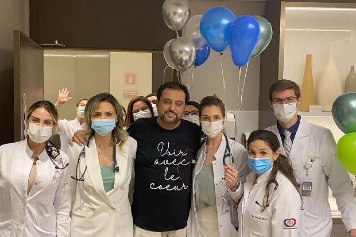 Viva! Geraldo Luís tem alta após 22 dias internado com Covid-19