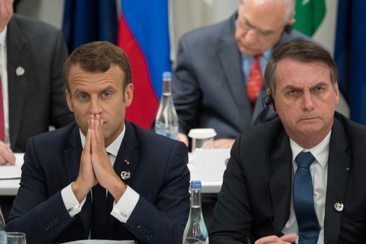 Presidente diz que Macron terá de retirar 'insultos' antes de aceitar dinheiro para Amazônia