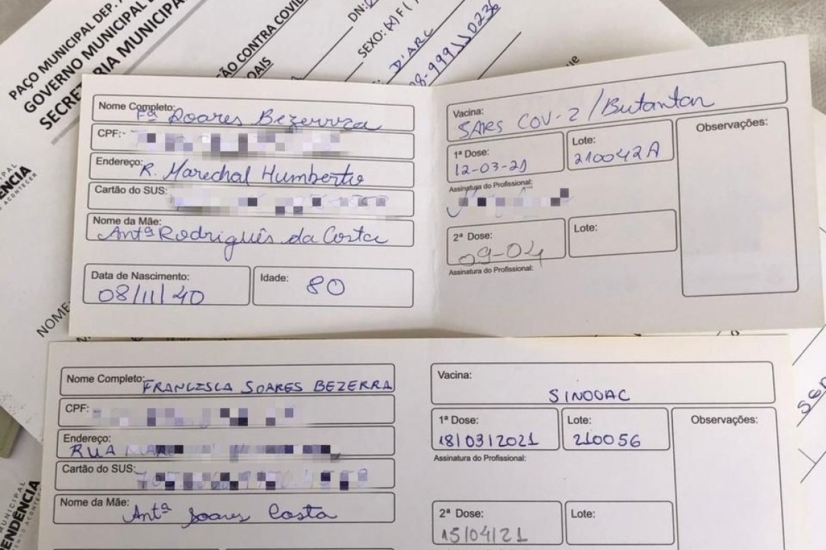 Covid-19: idosa recebe duas doses de vacina em intervalo de apenas seis dias