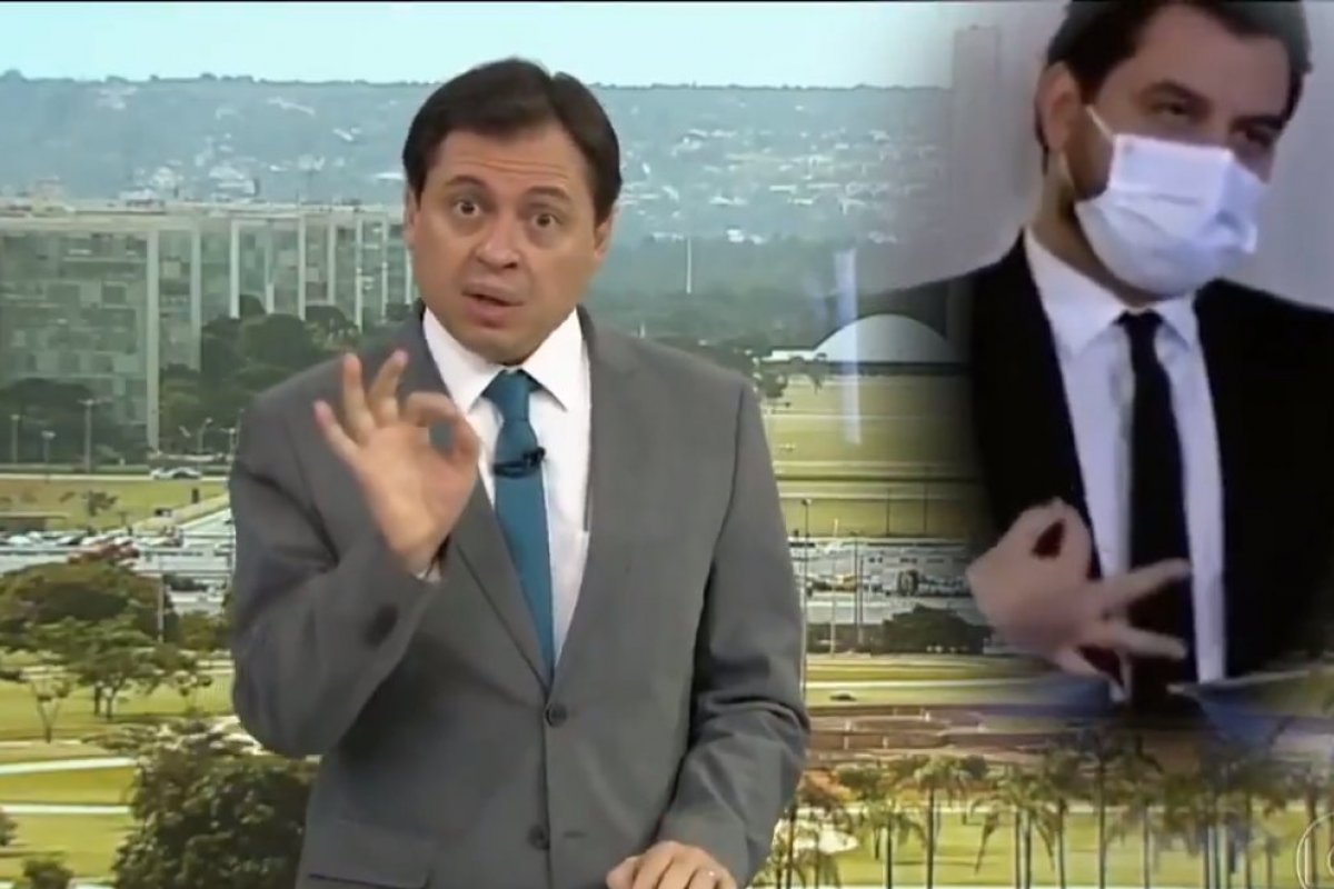 Vídeo: Gerson Camarotti repete mesmo gesto feito por Filipe Martins