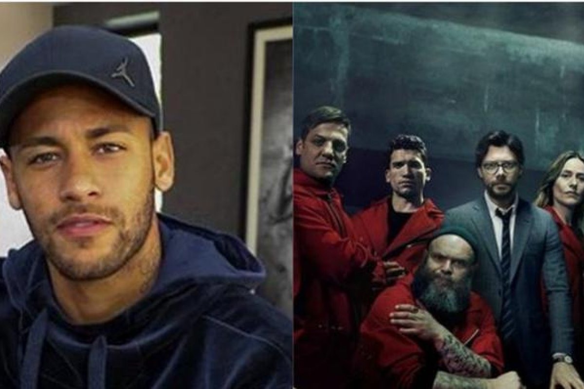 La Casa de Papel relança episódios da terceira temporada com a participação de Neymar Jr.