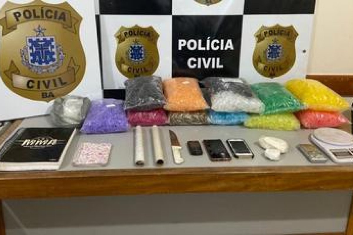 Homem é preso com 74 gramas de cocaína sul do estado