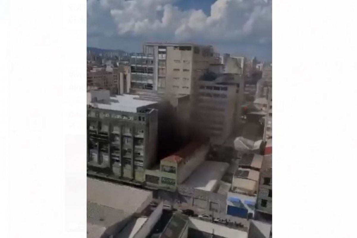 Incêndio atinge prédio do jornal 'Folha de S.Paulo'