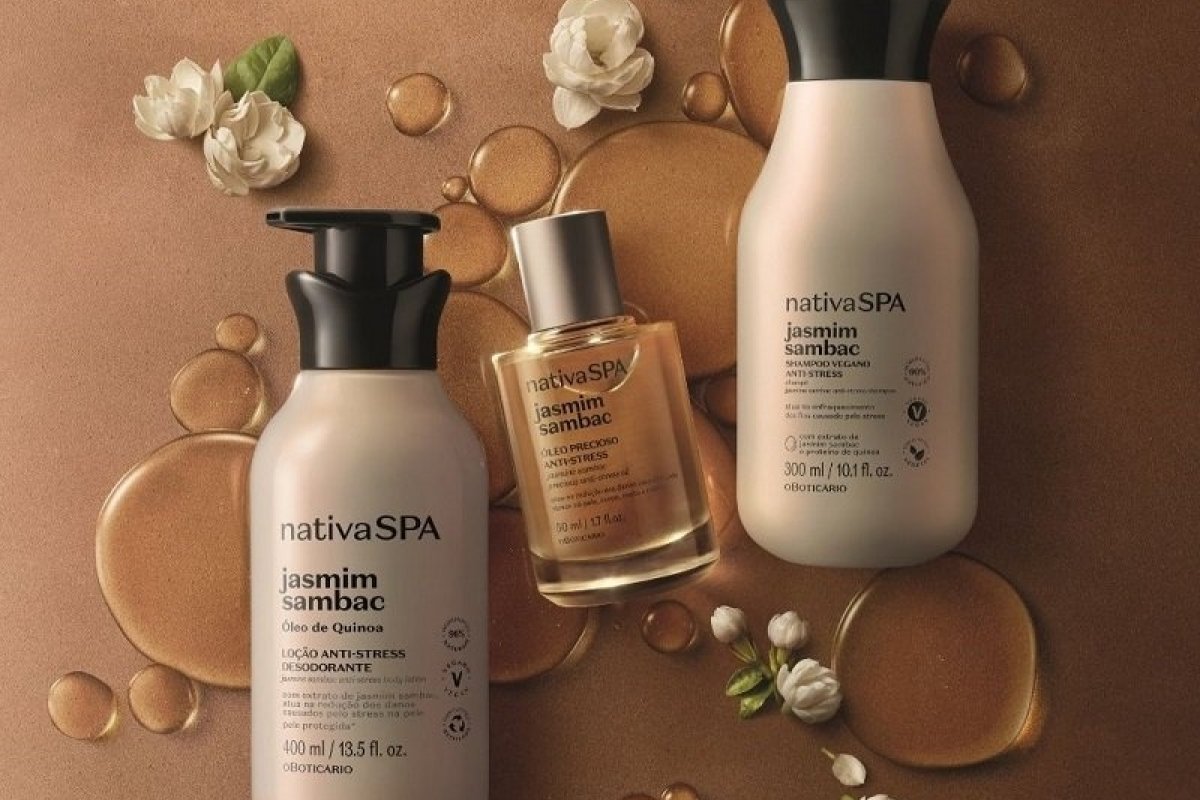 O Boticário combate os efeitos do estresse na pele em até sete dias* com a nova linha Nativa SPA Jasmim Sambac!