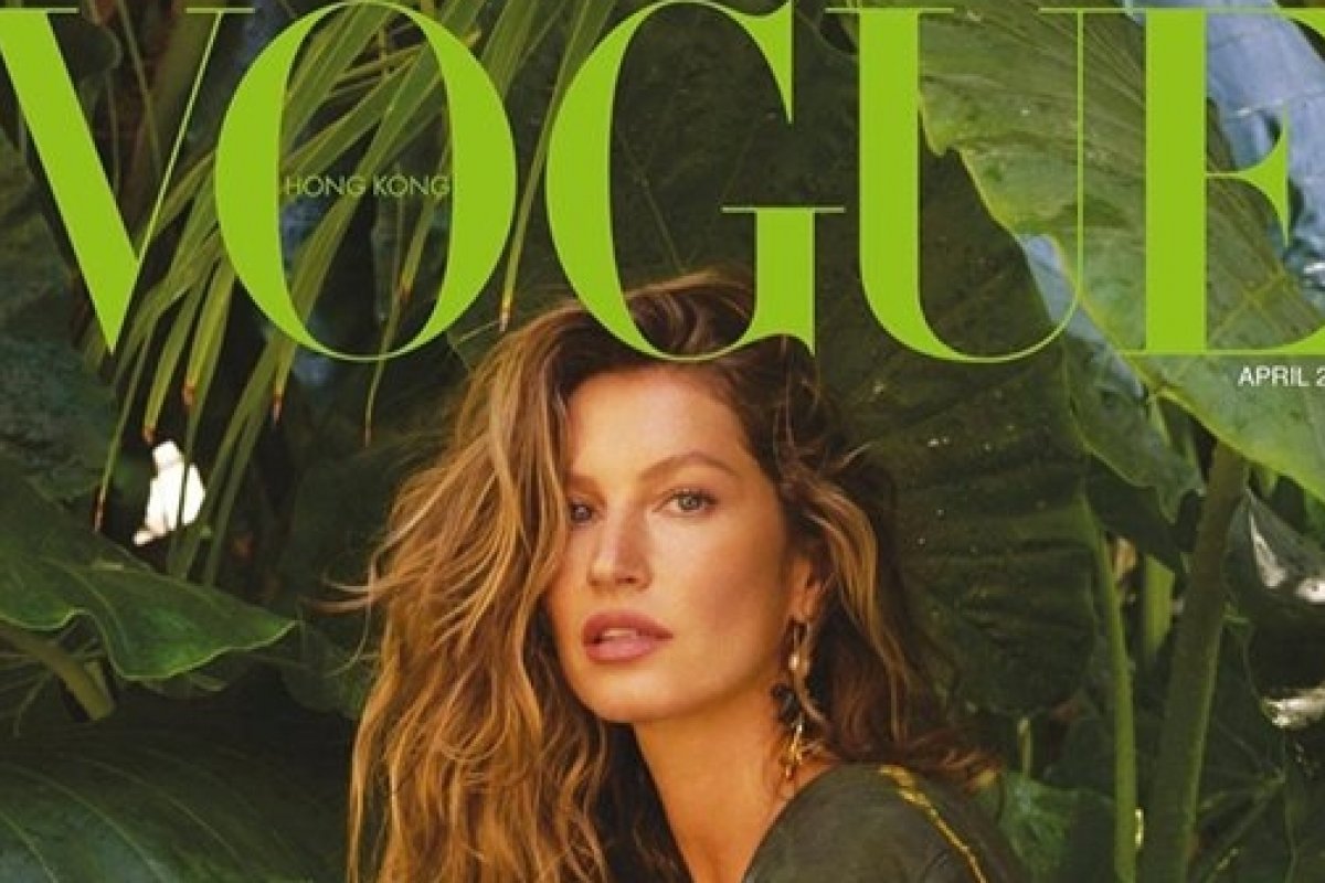 Poderosa! Gisele Bündchen é capa da ‘Vogue’ Hong Kong