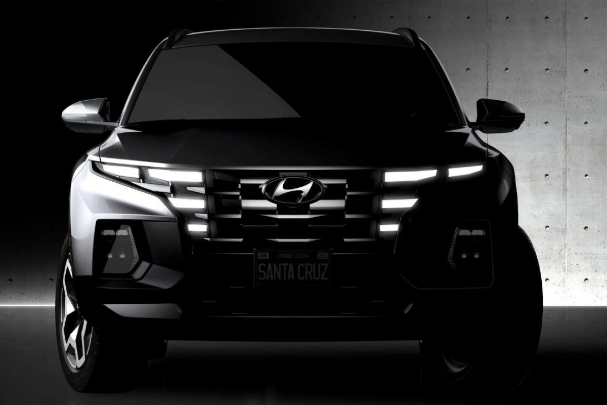 Hyundai divulga primeiras imagens da pick-up Santa Cruz