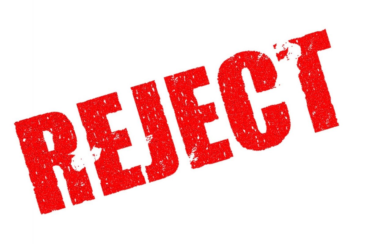 Rejeitado!
