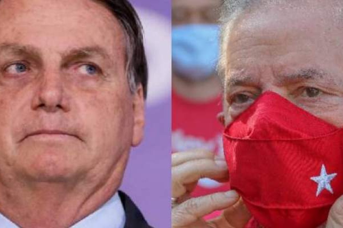 Pesquisa mostra Lula à frente de Bolsonaro na disputa em 2022