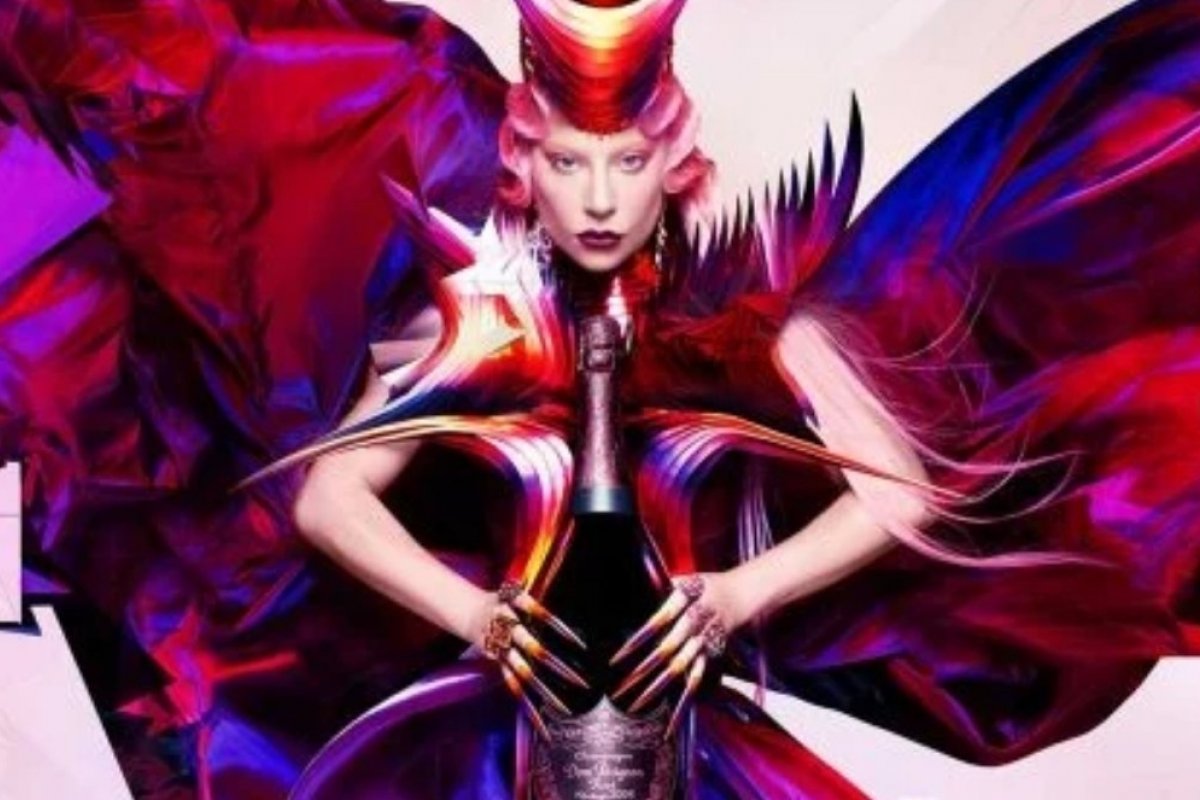 Lady Gaga aparece poderosa em parceria com o champanhe Dom Pérignon!