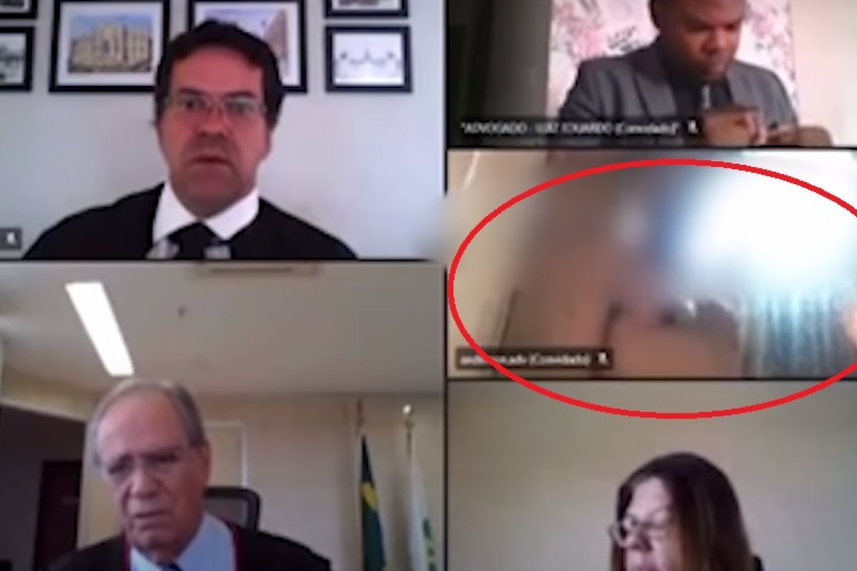 Vídeo: advogado aparece pelado durante sessão virtual