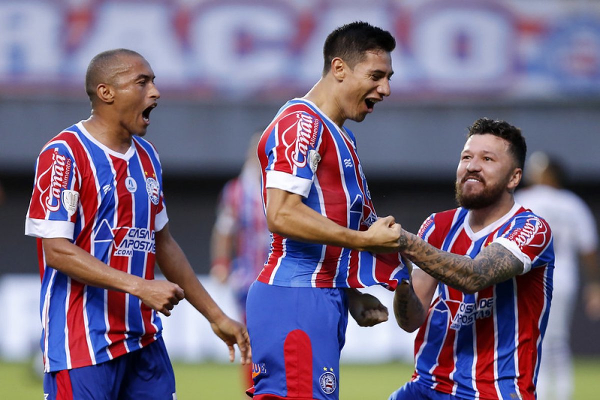 Vídeo: Óscar Ruiz estreia com gol, Bahia vira sobre ABC e garante vaga nas quartas da Copa do Nordeste