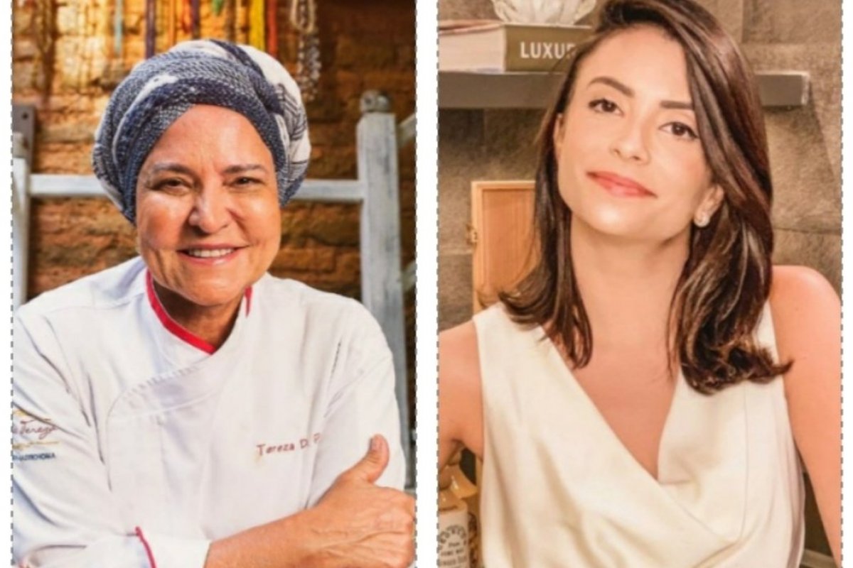 Tereza Paim prepara um Spaghetti à Carbonara em live com Ticiana Barata no quadro ‘Tici Cooks’