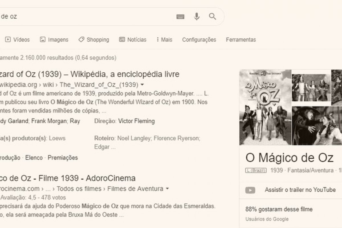 Google traz brincadeira 'escondida' em homenagem a clássico do cinema