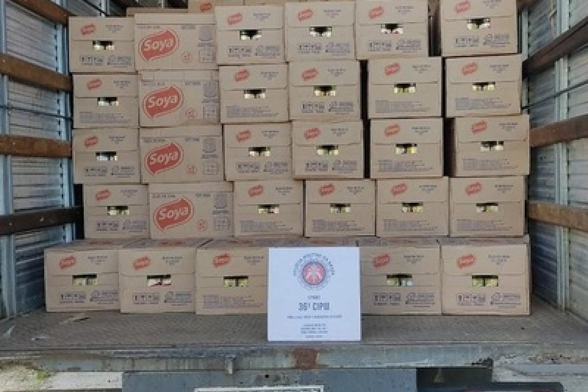 Carga roubada avaliada em R$ 237 mil é recuperada pela 36ª CIPM