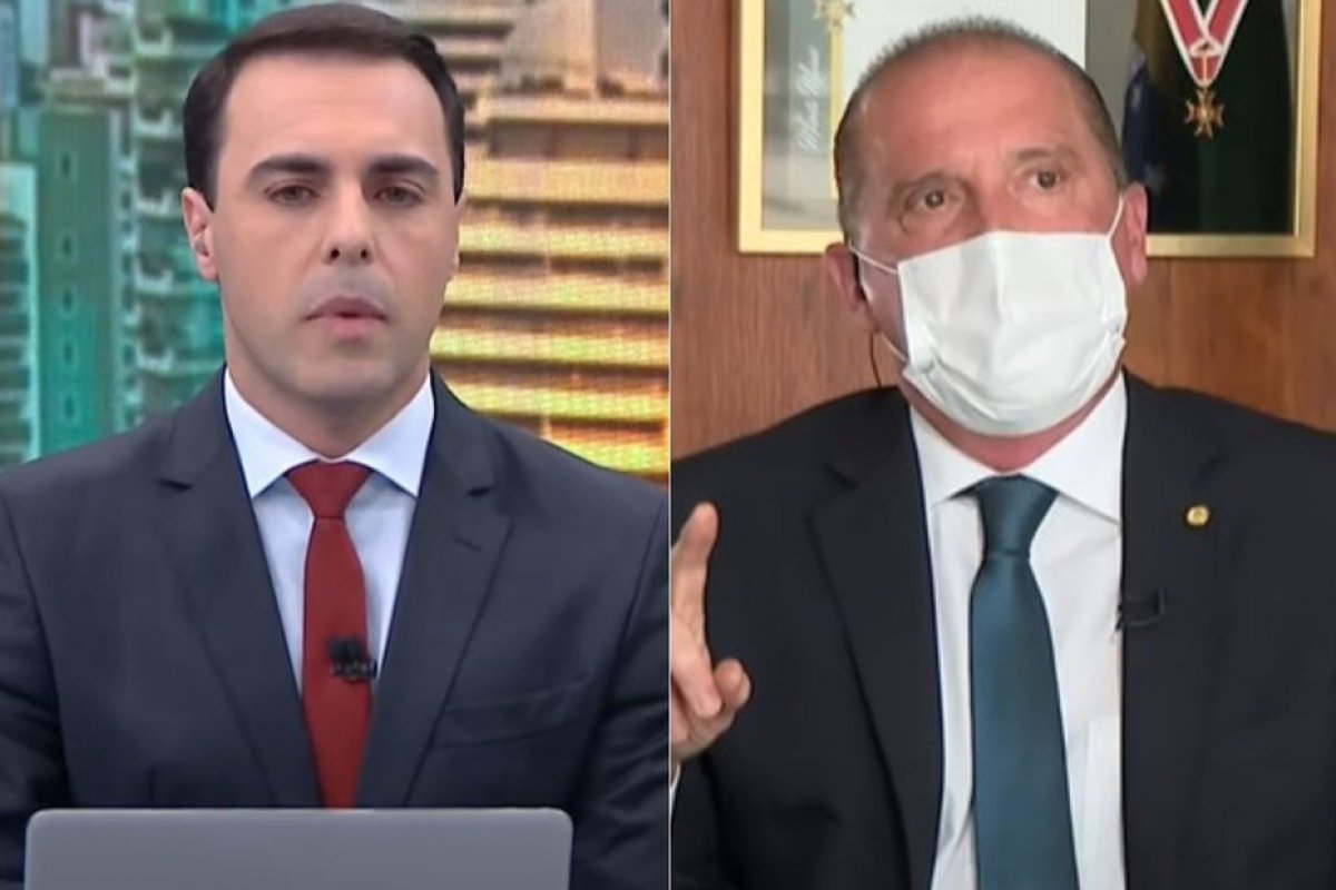 Vídeo: Onyx Lorenzoni e âncora da CNN Brasil discutem ao vivo