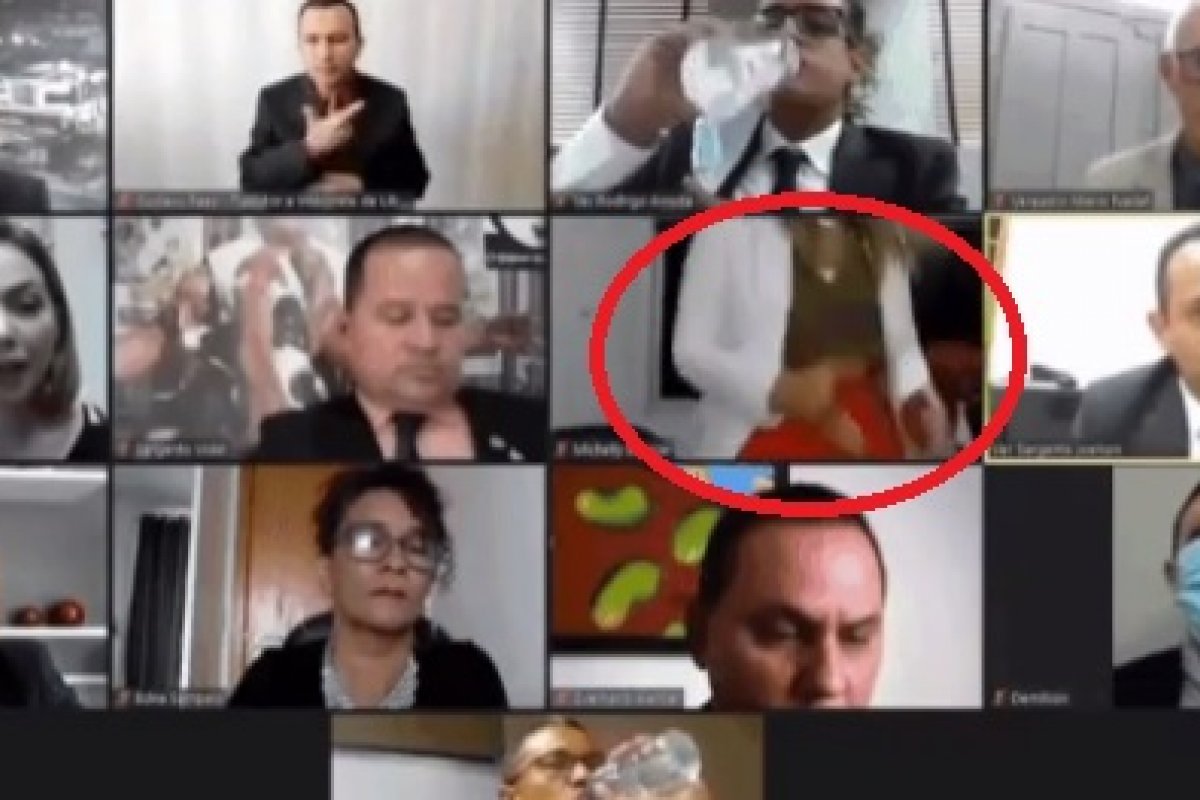 Vídeo: vereadora faz "sarrada" durante sessão virtual da Câmara de Cuiabá
