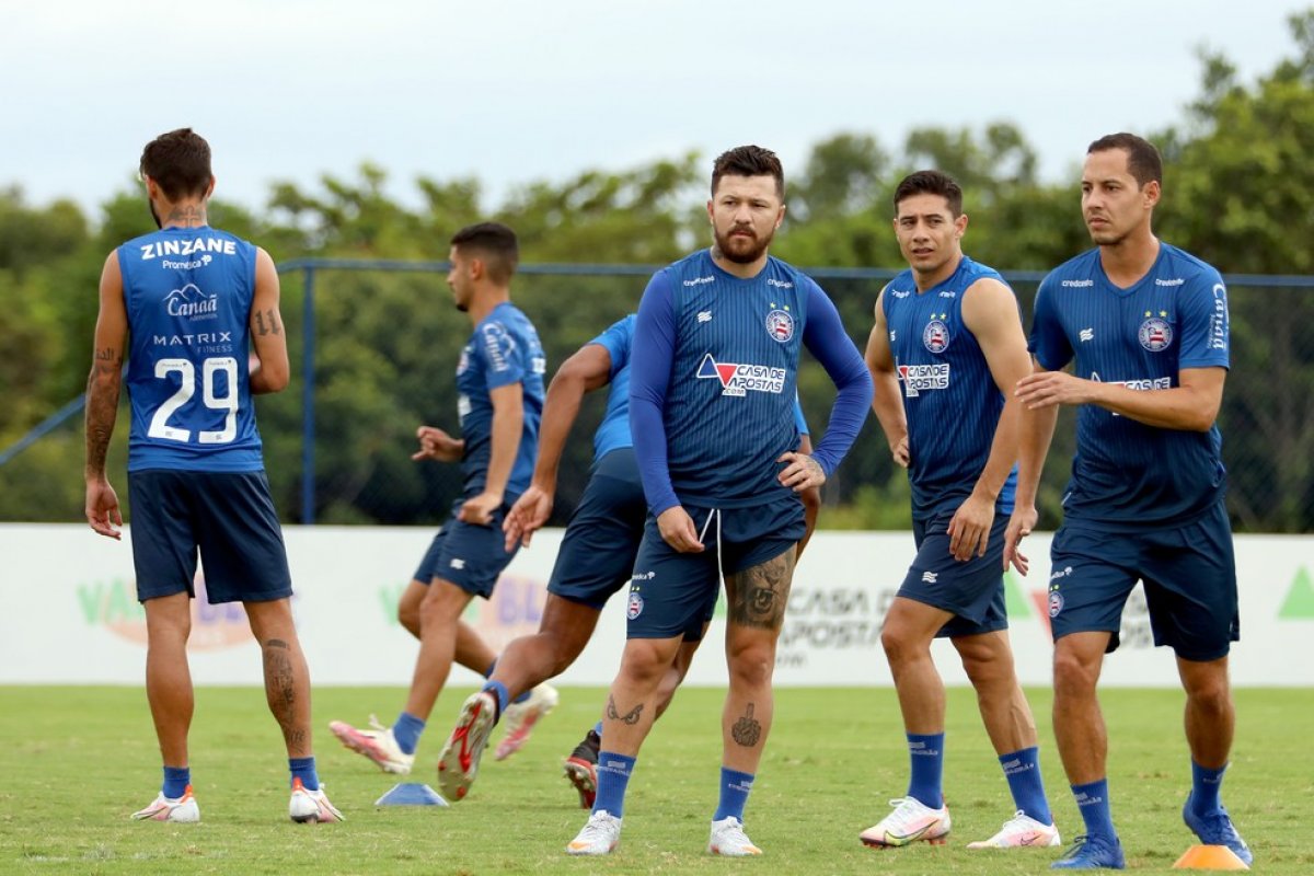 Após treino, Bahia fecha preparação para enfrentar o CRB