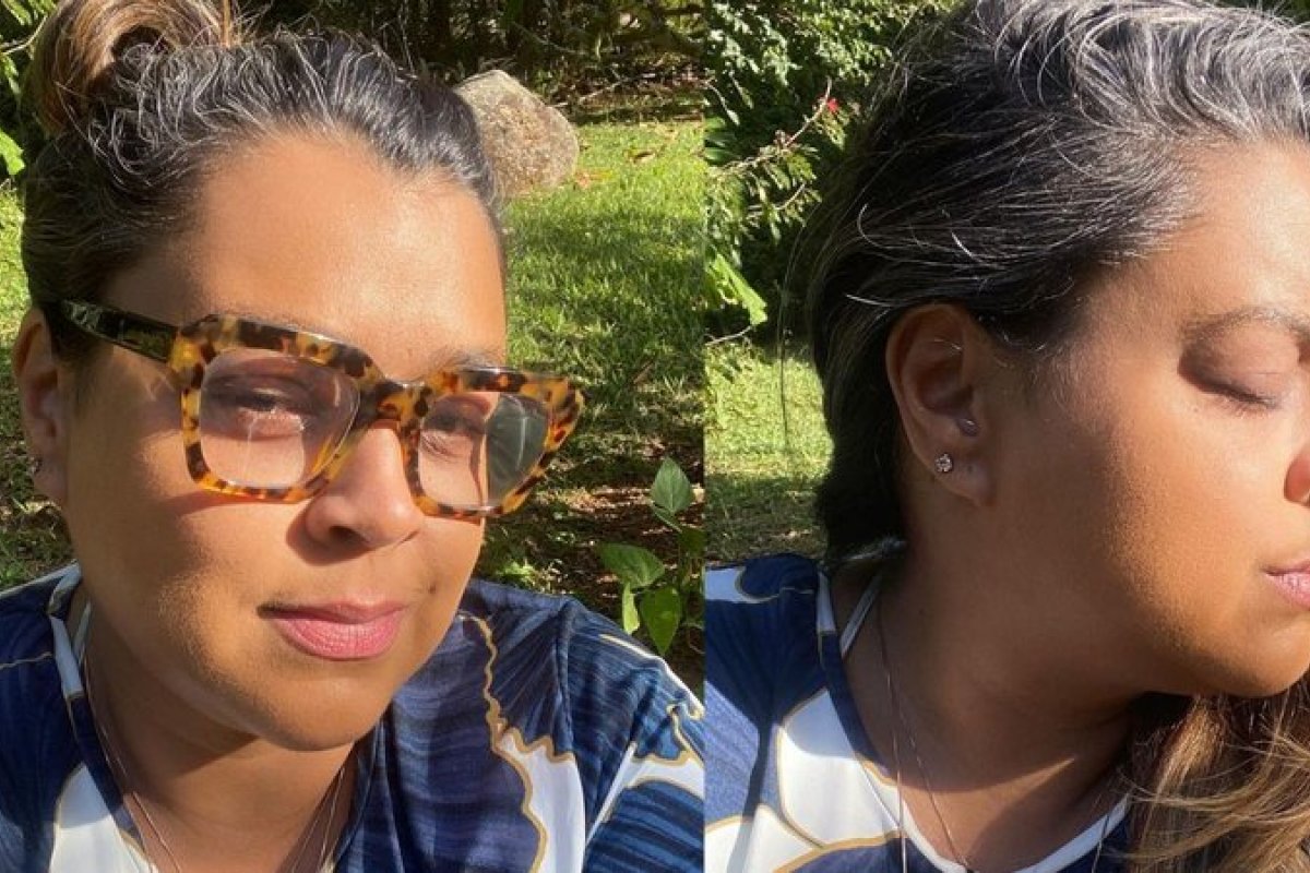 Preta Gil assume os fios brancos e reflete: "A vida fica mais leve"