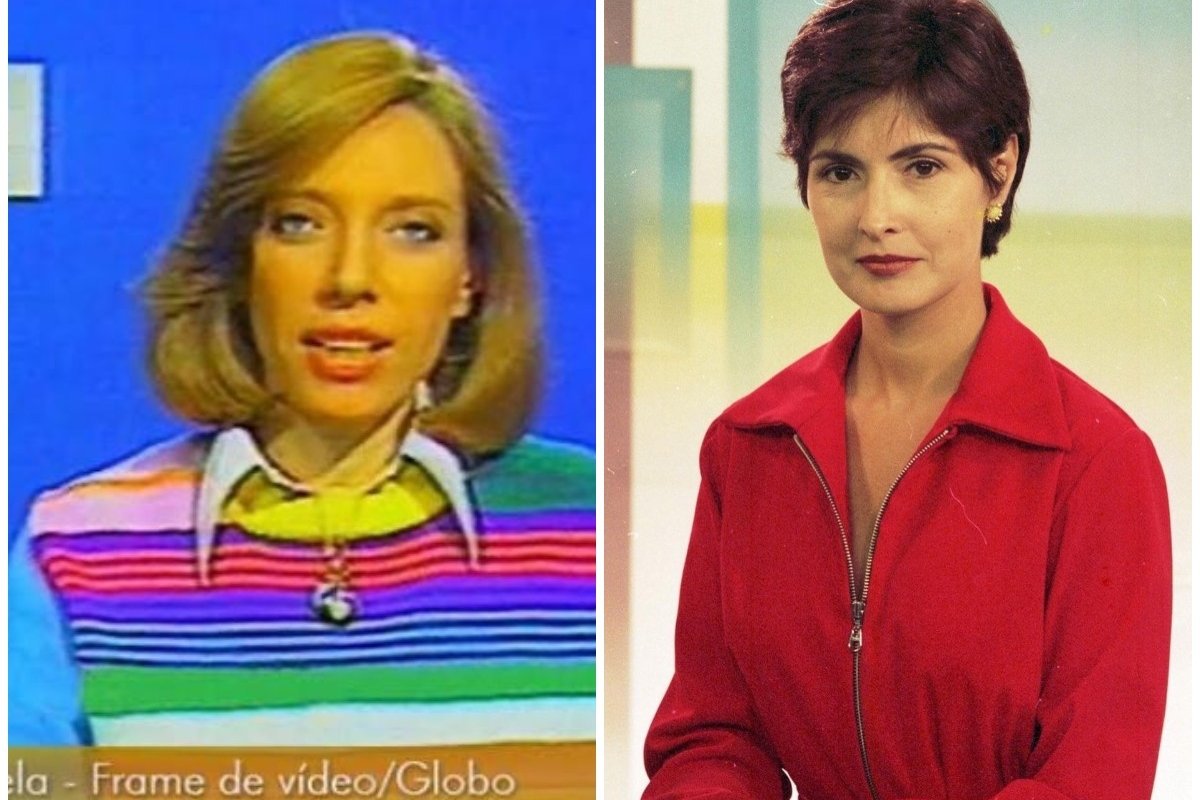 Para celebrar os 50 anos de 'Jornal Hoje', Marília Gabriela e Fátima Bernardes postam fotos antigas