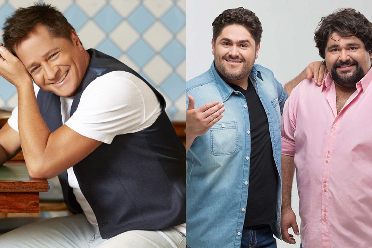 Leonardo e César Menotti estão entre os artistas que realizam live neste final de semana