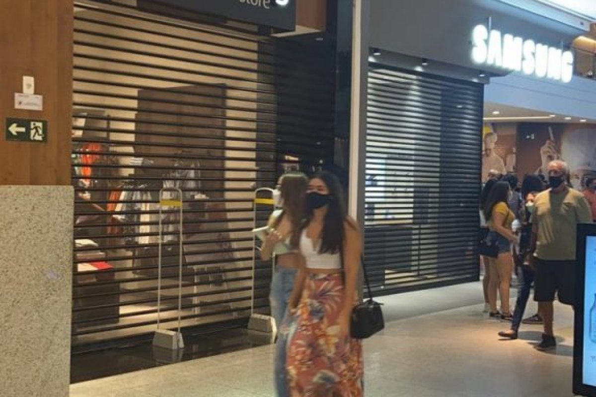 Vídeo: Lojas do Salvador Shopping são fechadas temporariamente, após suposta briga entre adolescentes