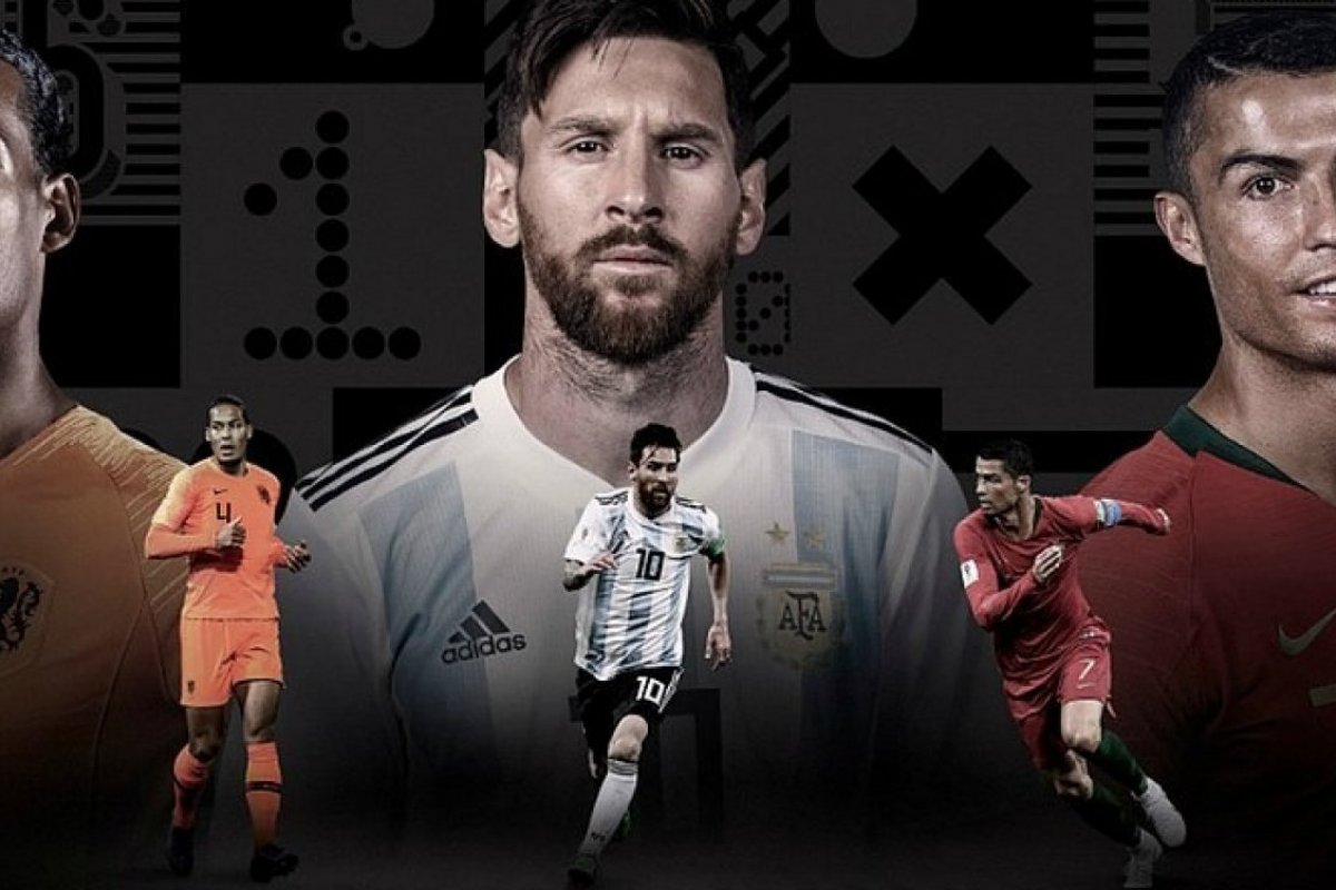 Messi, CR7 e Van Djik disputam o prêmio de melhor jogador do mundo