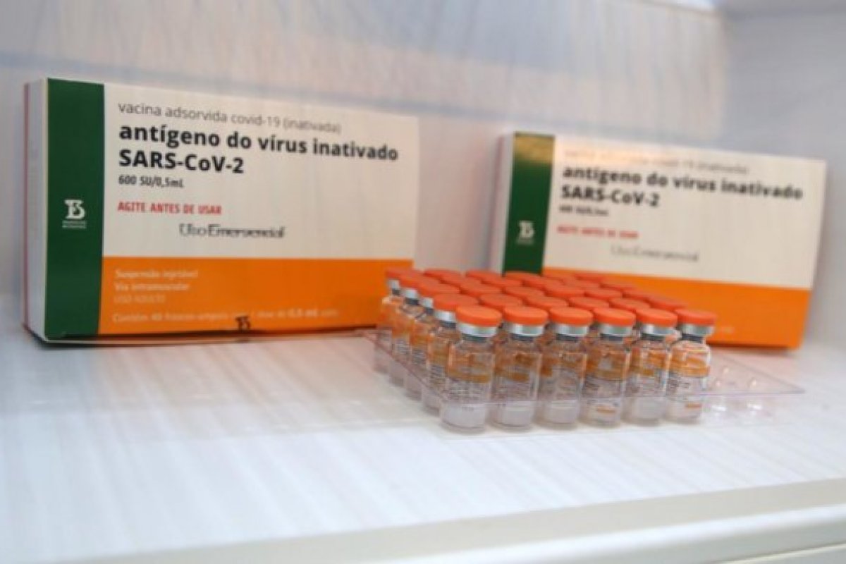 Governo federal recebe 600 mil doses da CoronaVac nesta sexta (30)