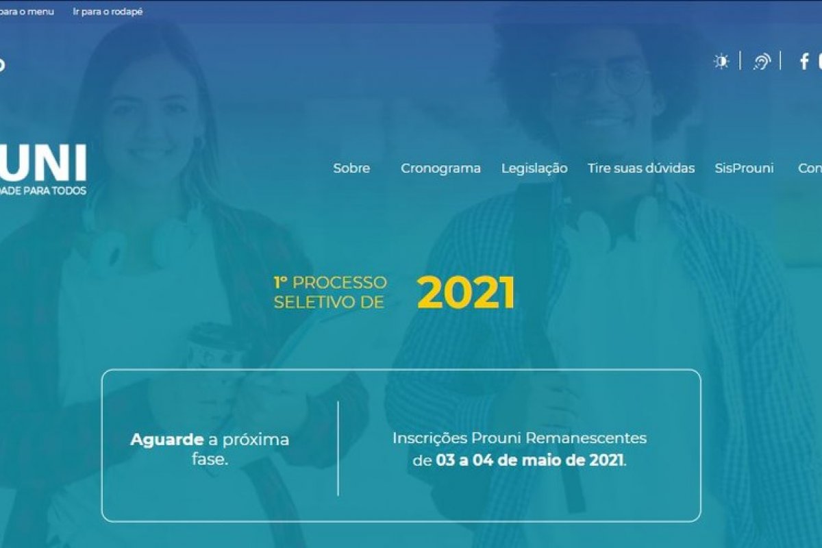 Prouni está com inscrições abertas para vagas remanescentes