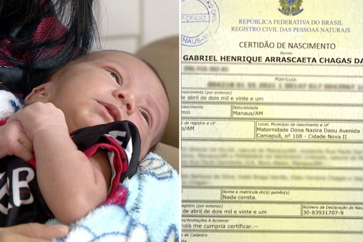 Pai registra filho como Gabriel Henrique Arrascaeta sem que a esposa soubesse