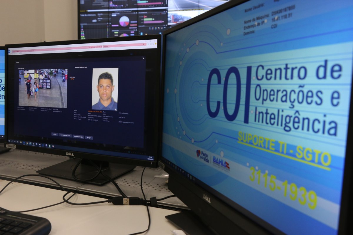 Homem é preso após ser notado pelo sistema de reconhecimento facial