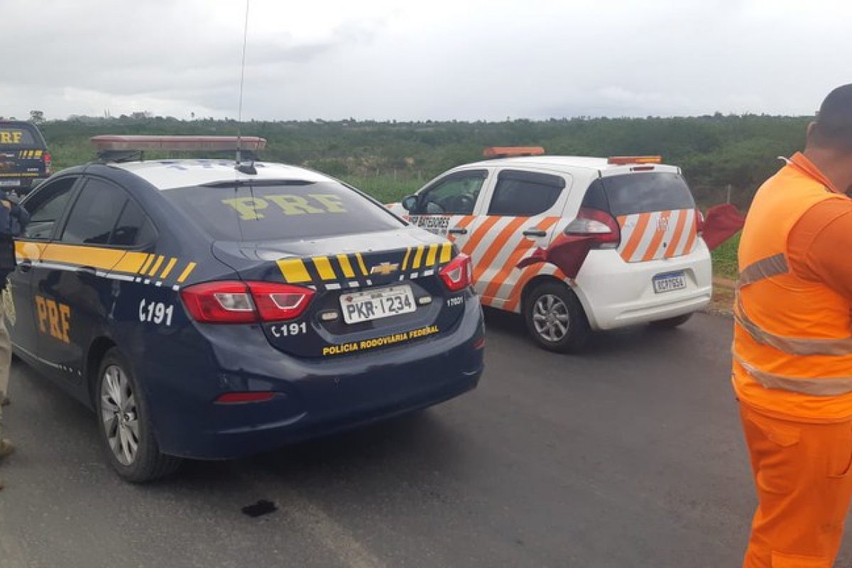 Suspeito com mandado de prisão em aberto é preso pela PRF em Feira de Santana