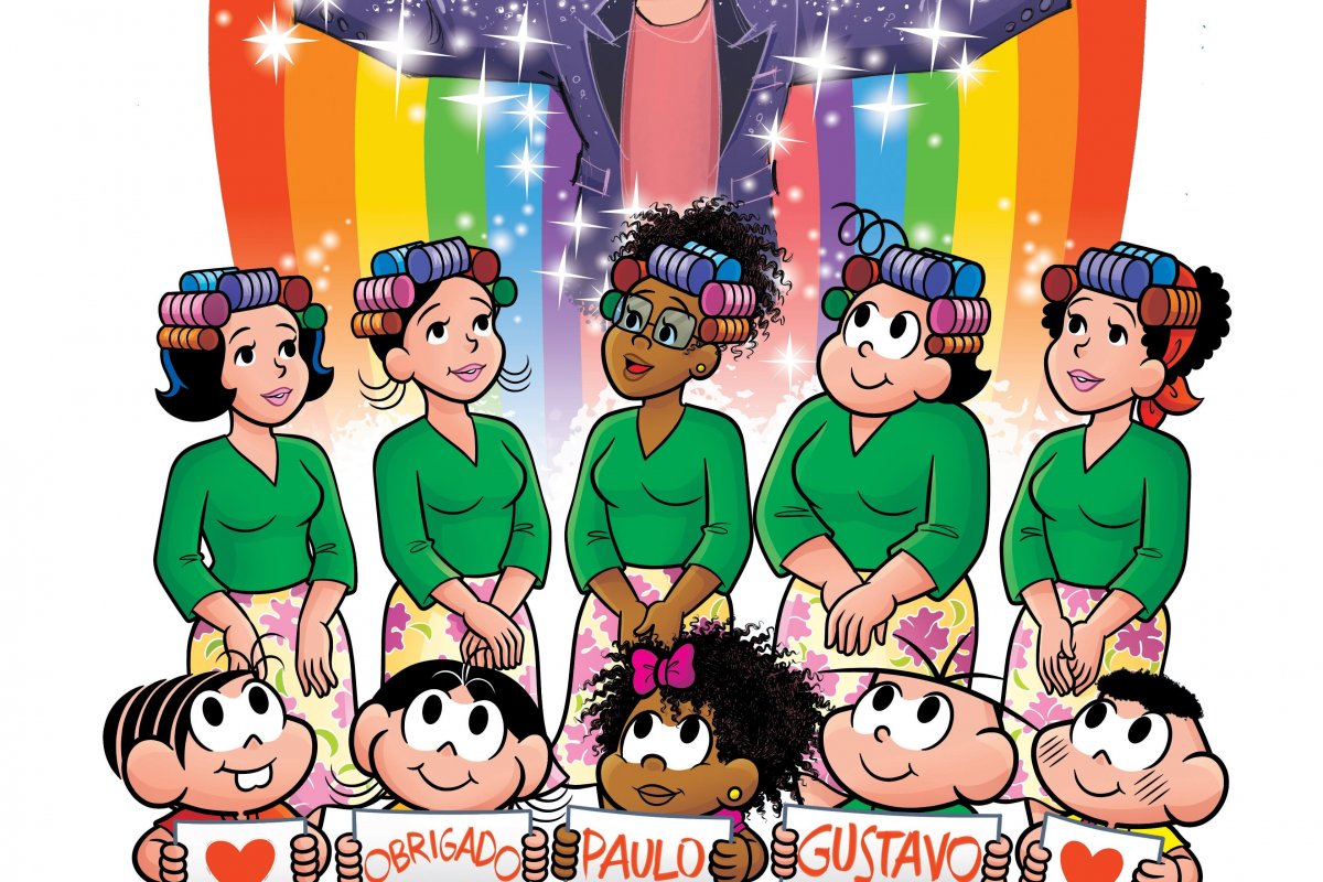 Paulo Gustavo ganha homenagem da Turma da Mônica