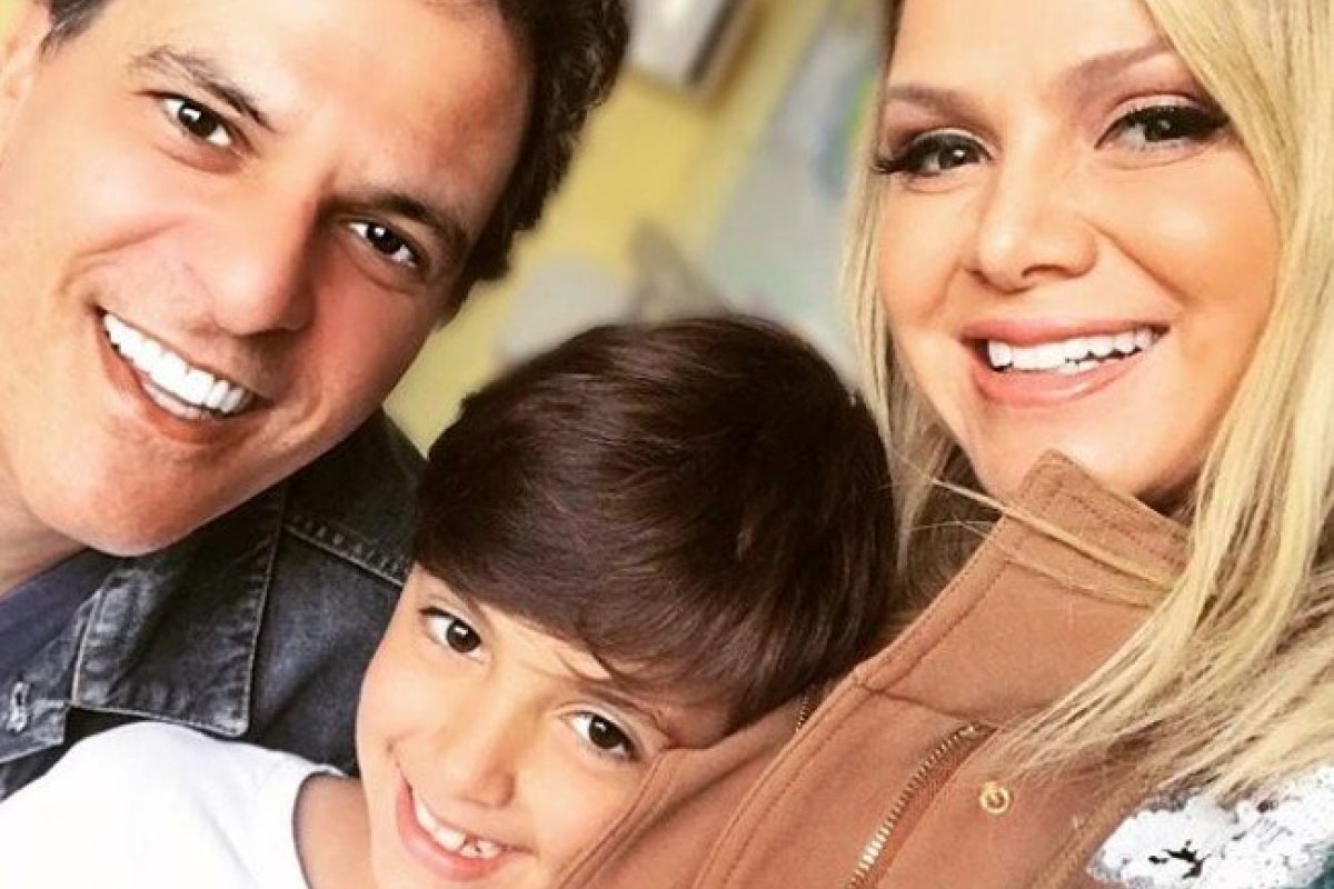 Ex-marido de Eliana posta foto rara da apresentadora e faz declaração emocionante