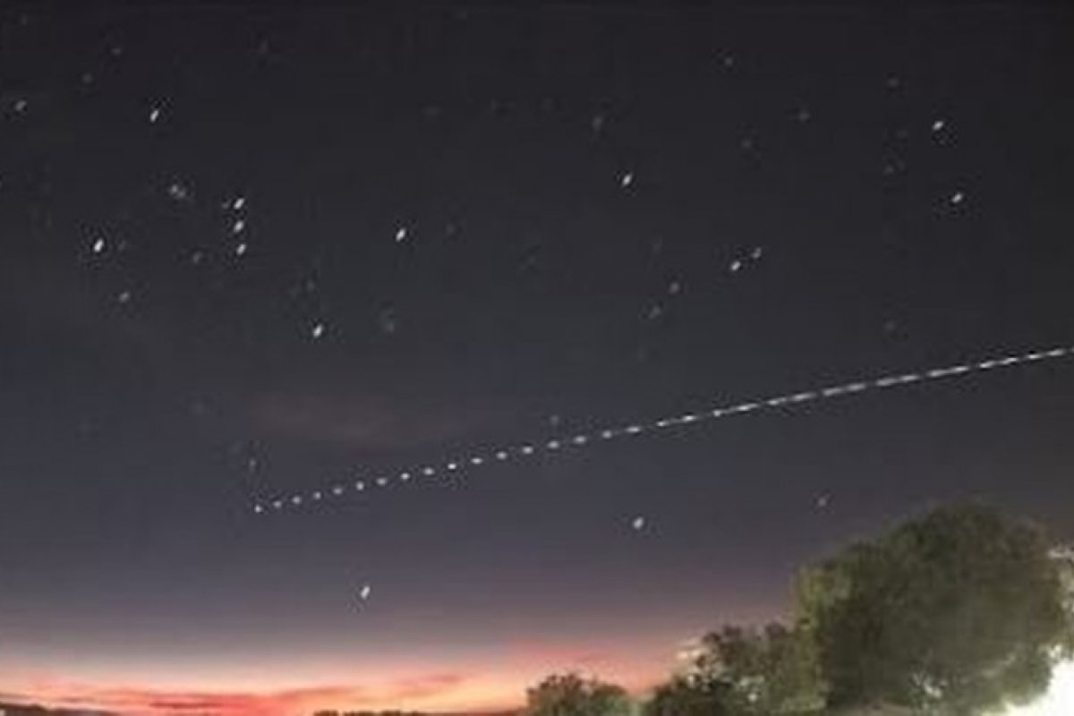 Vídeo: Foguete chinês que caiu nas Ilhas Maldivas é visto no céu de Santa Catarina