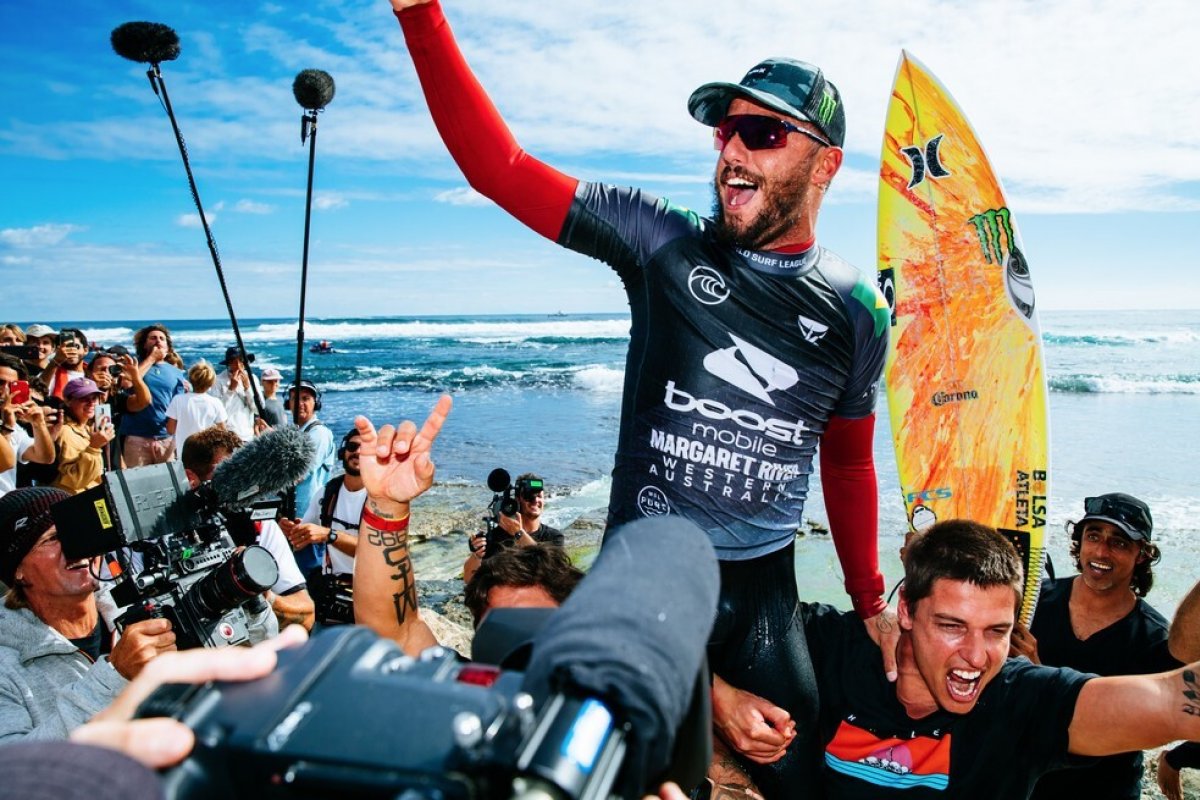 Brasileiros vencem etapa de Margaret River da WSL na madrugada desta segunda (10)