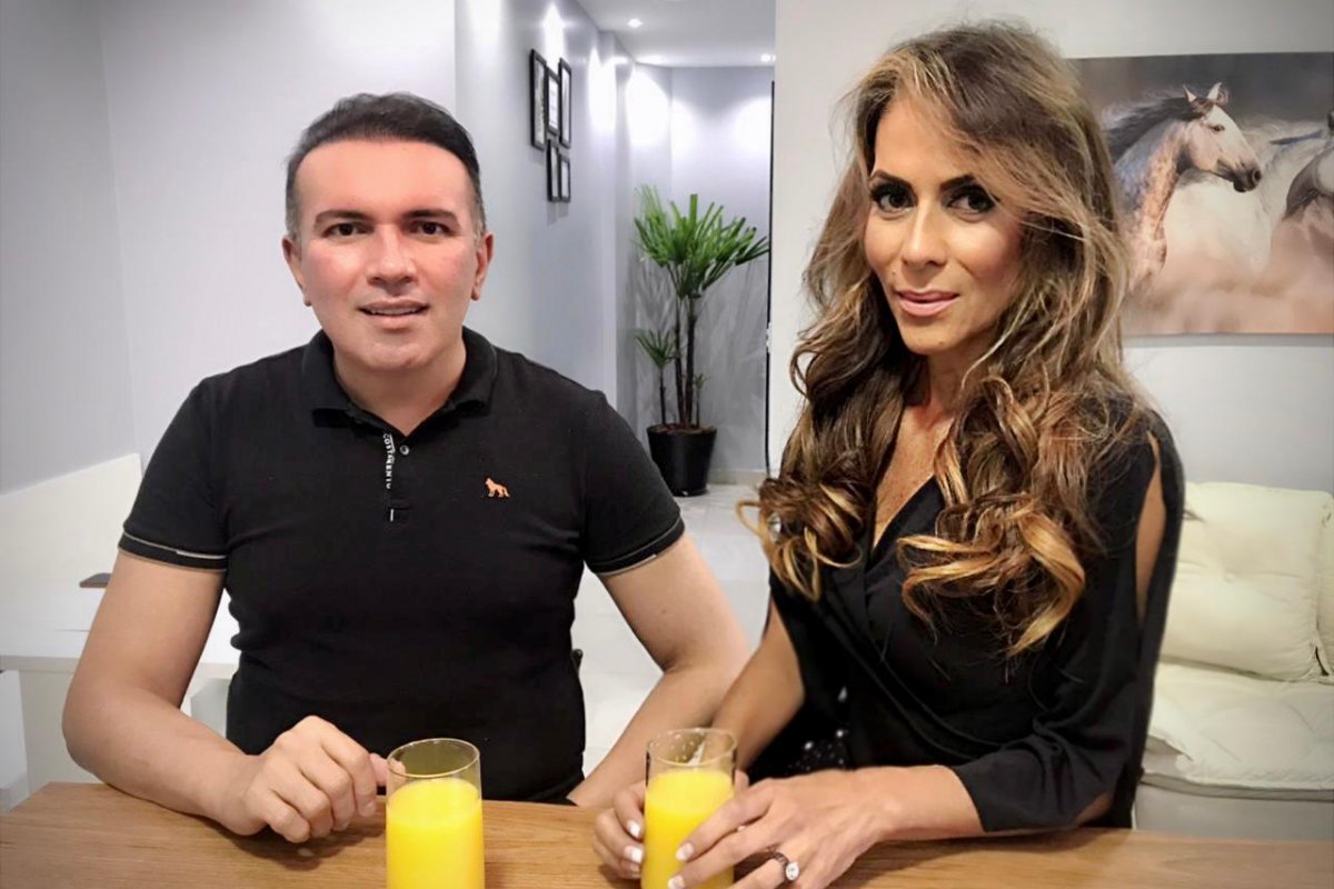 Salatiel Araújo comemora aniversário com Keila Lima sua nova parceira no Doutor TV