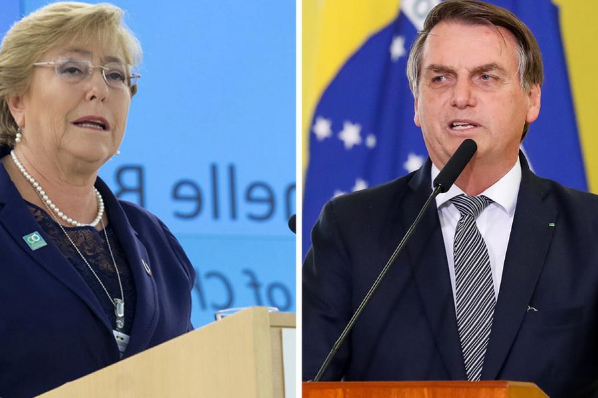 Bolsonaro e Michelle Bachelet entram em atrito após críticas da comissária da ONU
