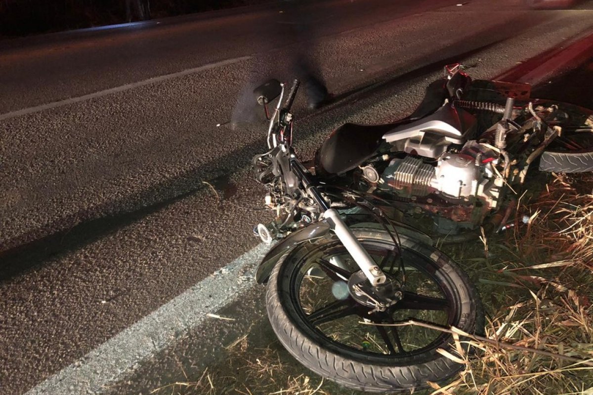 Acidente deixa um motociclista ferido em Salvador