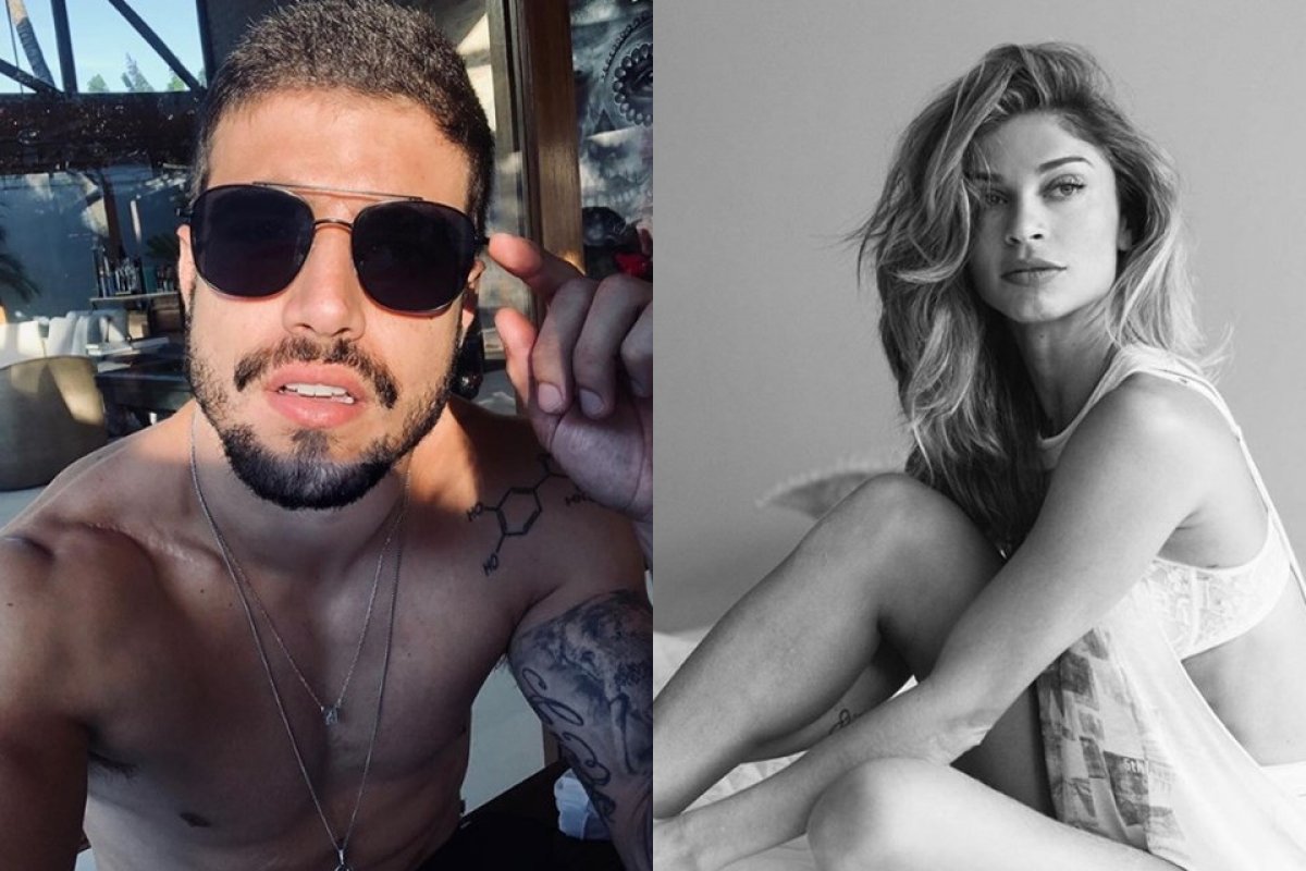 Grazi Massafera e Caio Castro trocam beijos no aniversário de Luciano Huck