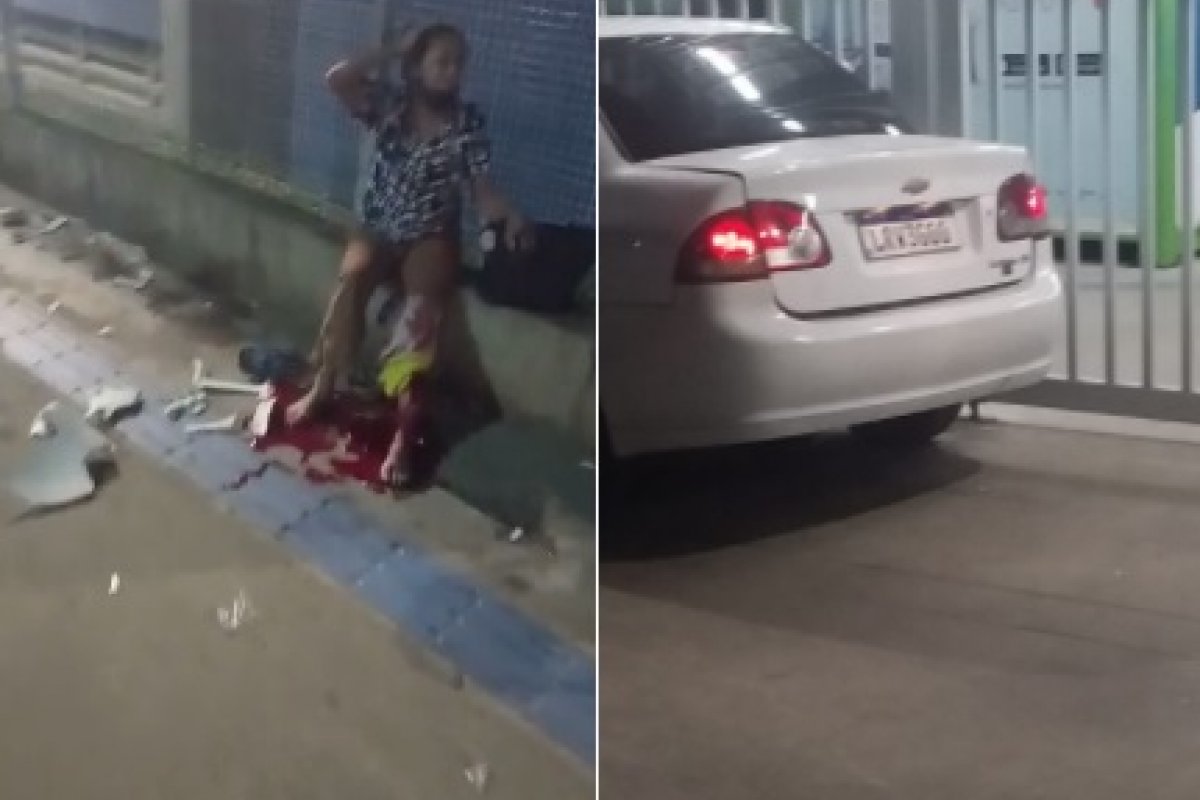 Vídeo: carro desgovernado atropela pedestres na estação Acesso Norte