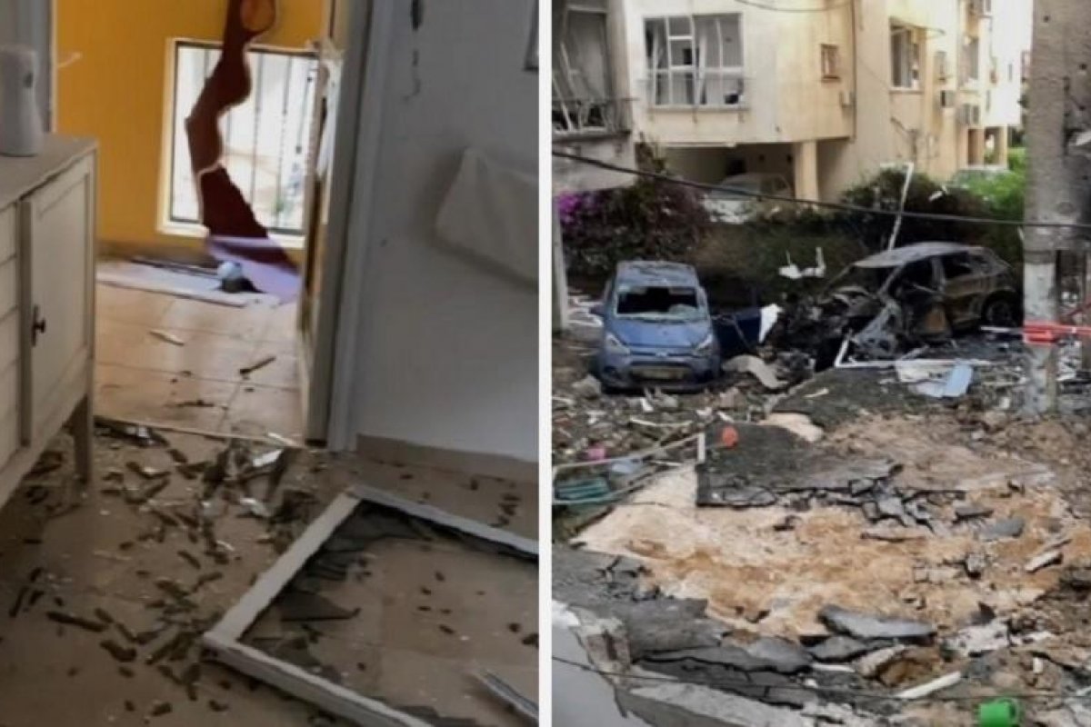 Vídeo: Míssil destrói casa de jogador brasileiro em Israel