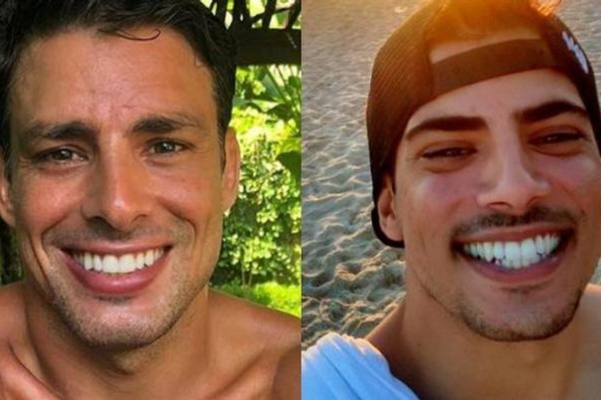 Cauã Reymond comemora aniversário do irmão, Pável