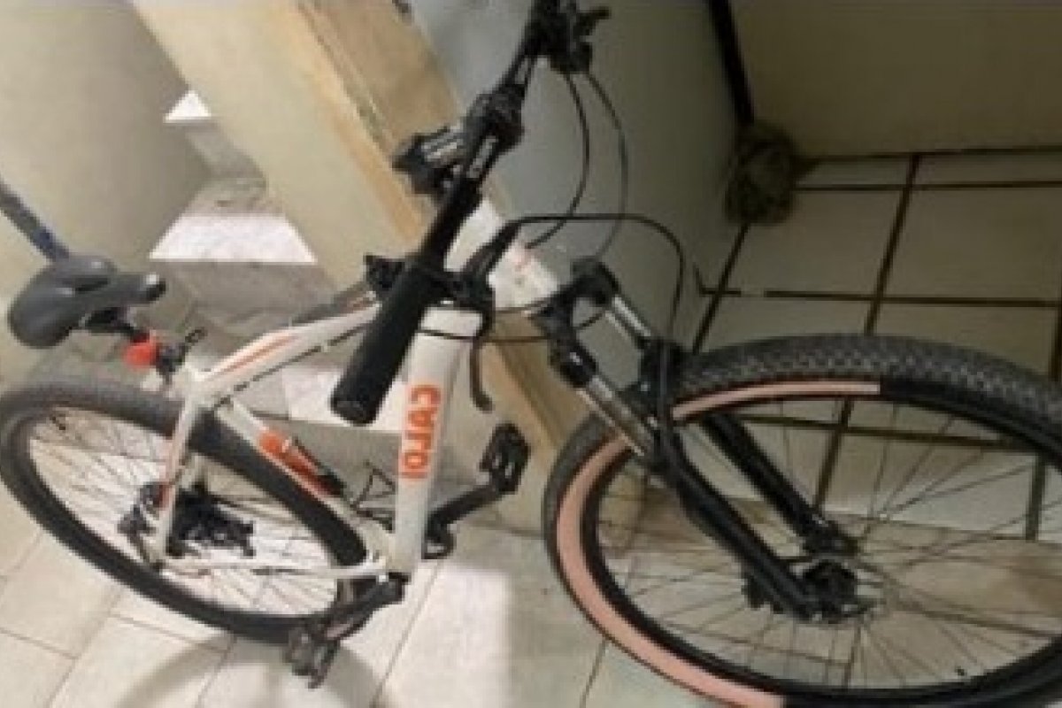 Polícia recupera bicicleta roubada anunciada no OLX