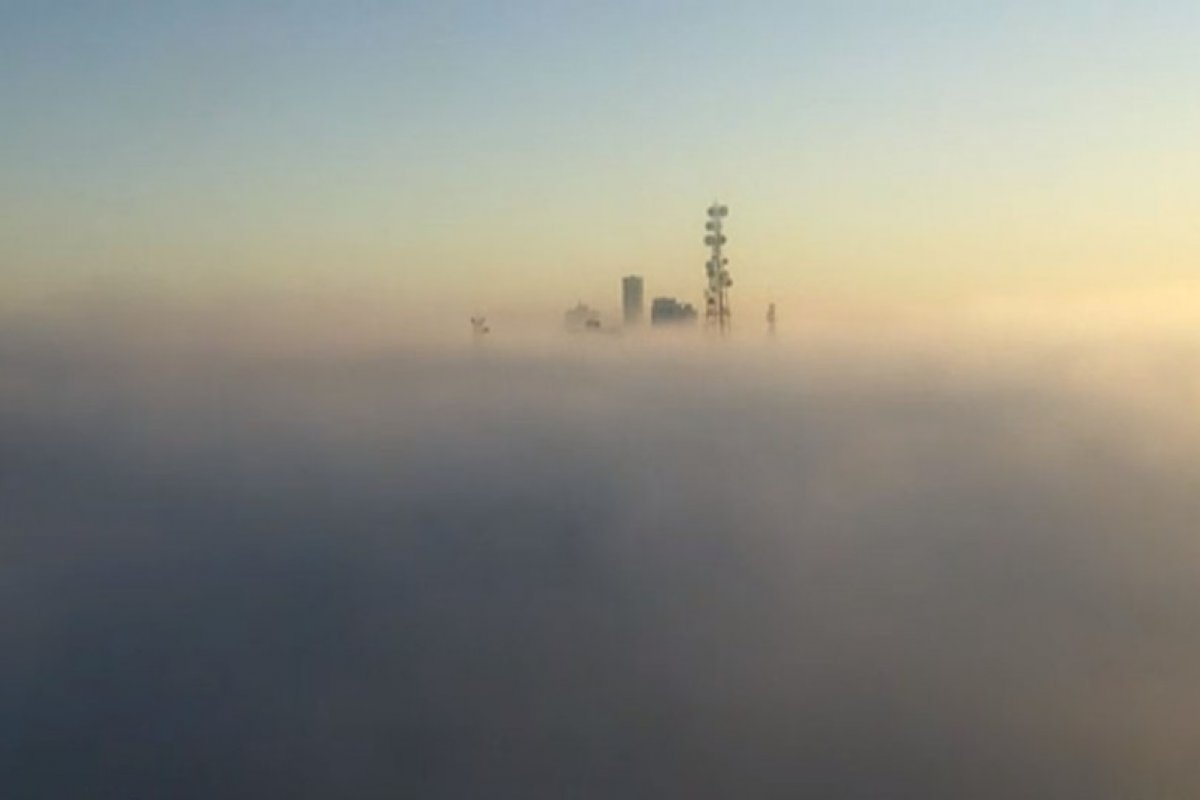 Cidades no interior da Bahia amanhecem com neblina nesta quinta